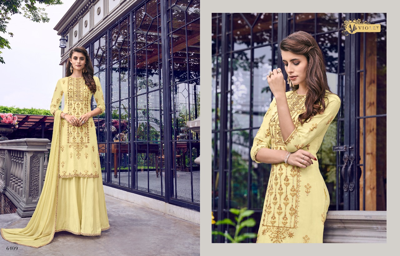 Swagat Present Violet 6401 Series Wedding Wear Collection