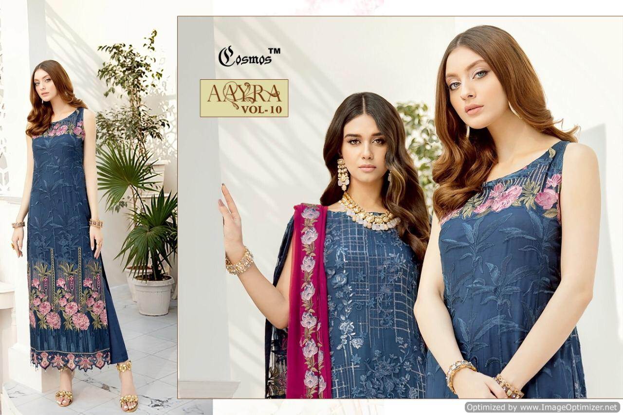 Cosmos Present Aayra Vol 10 Pakistani Salwar Suits