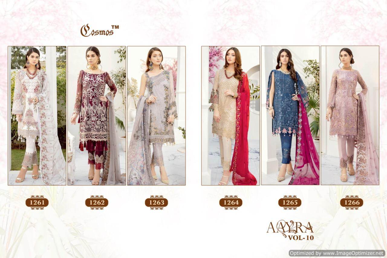 Cosmos Present Aayra Vol 10 Pakistani Salwar Suits