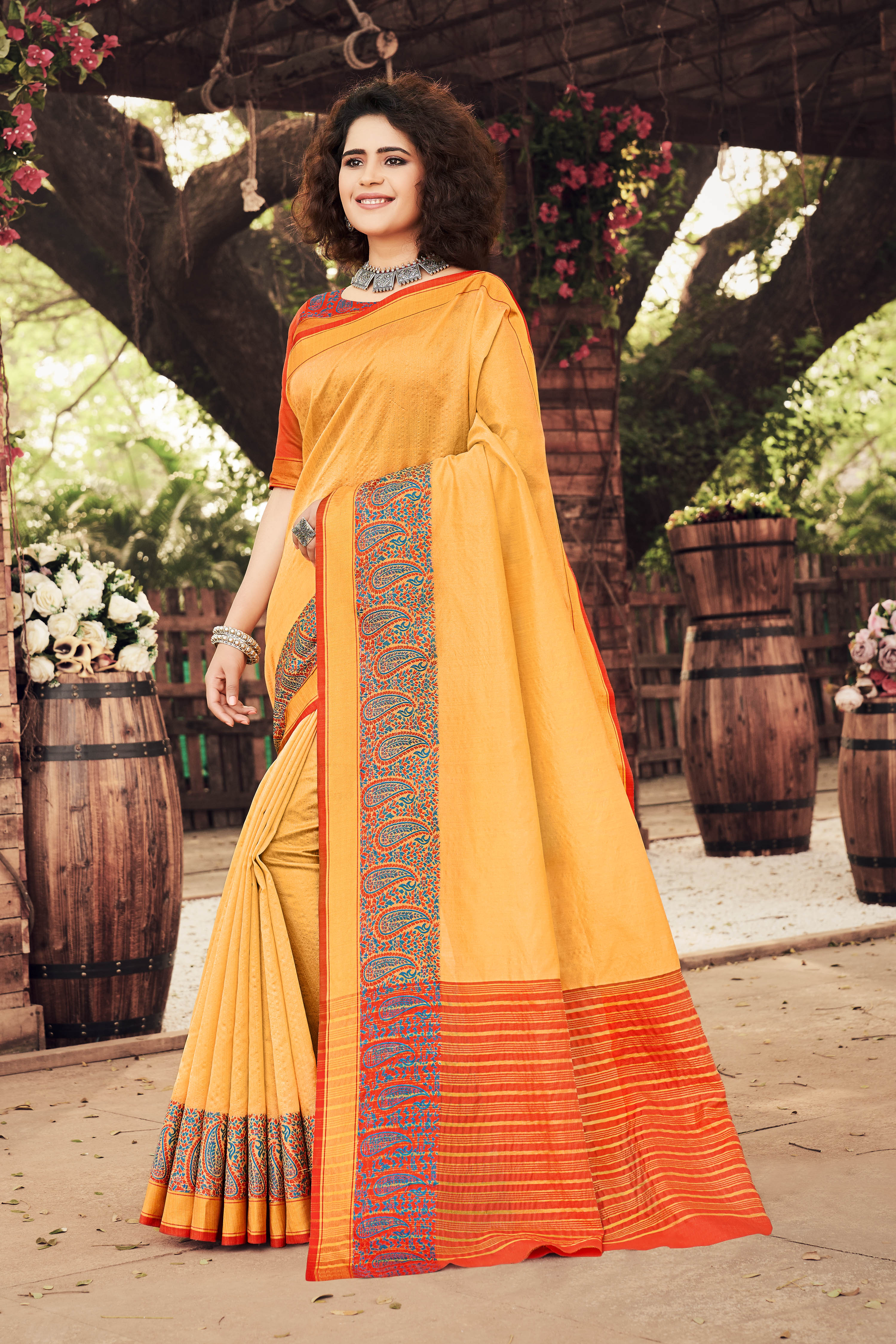 Sanskar Present Rajgharana  Casual Wear Saree Collection