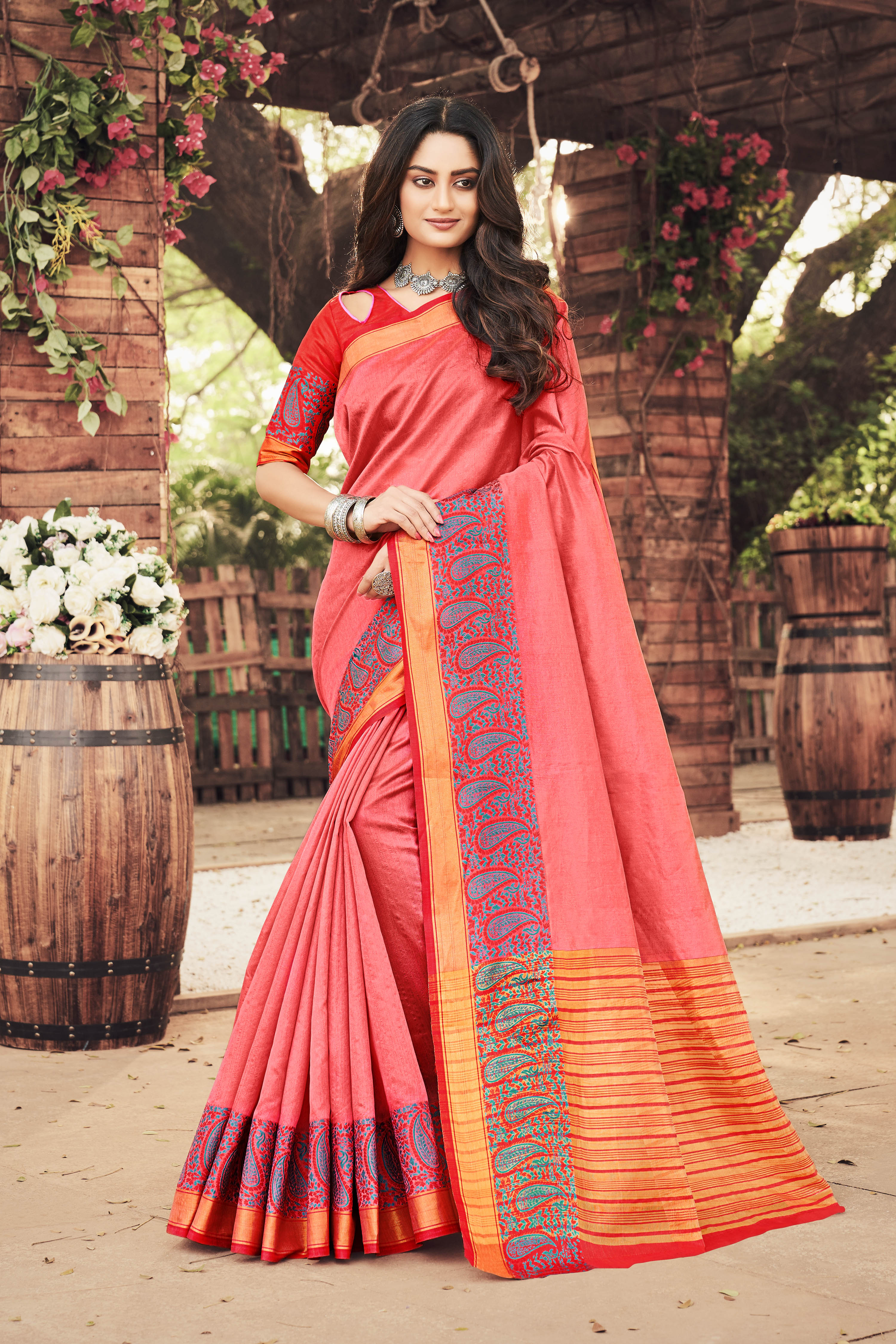 Sanskar Present Rajgharana  Casual Wear Saree Collection