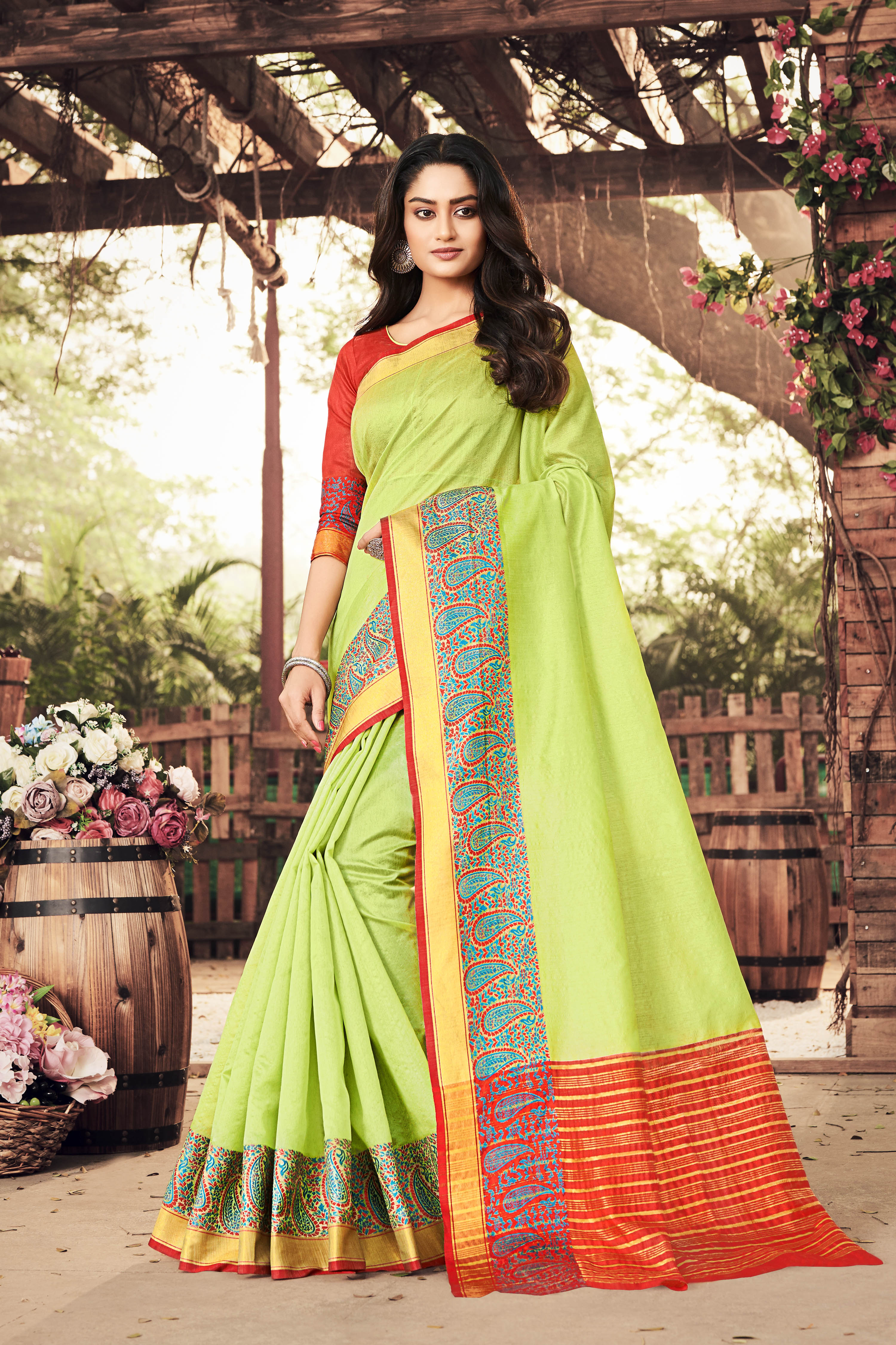 Sanskar Present Rajgharana  Casual Wear Saree Collection