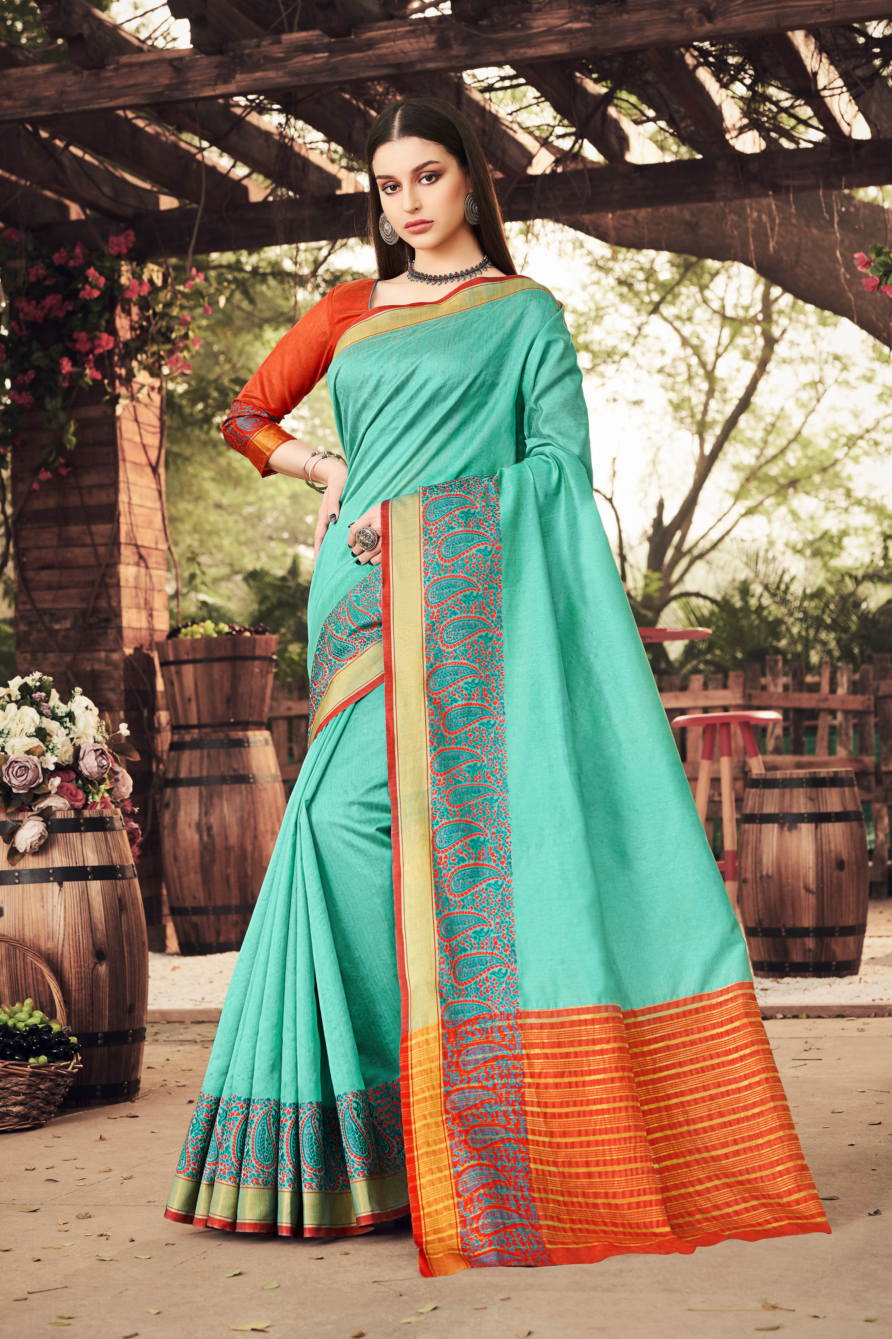 Sanskar Present Rajgharana  Casual Wear Saree Collection