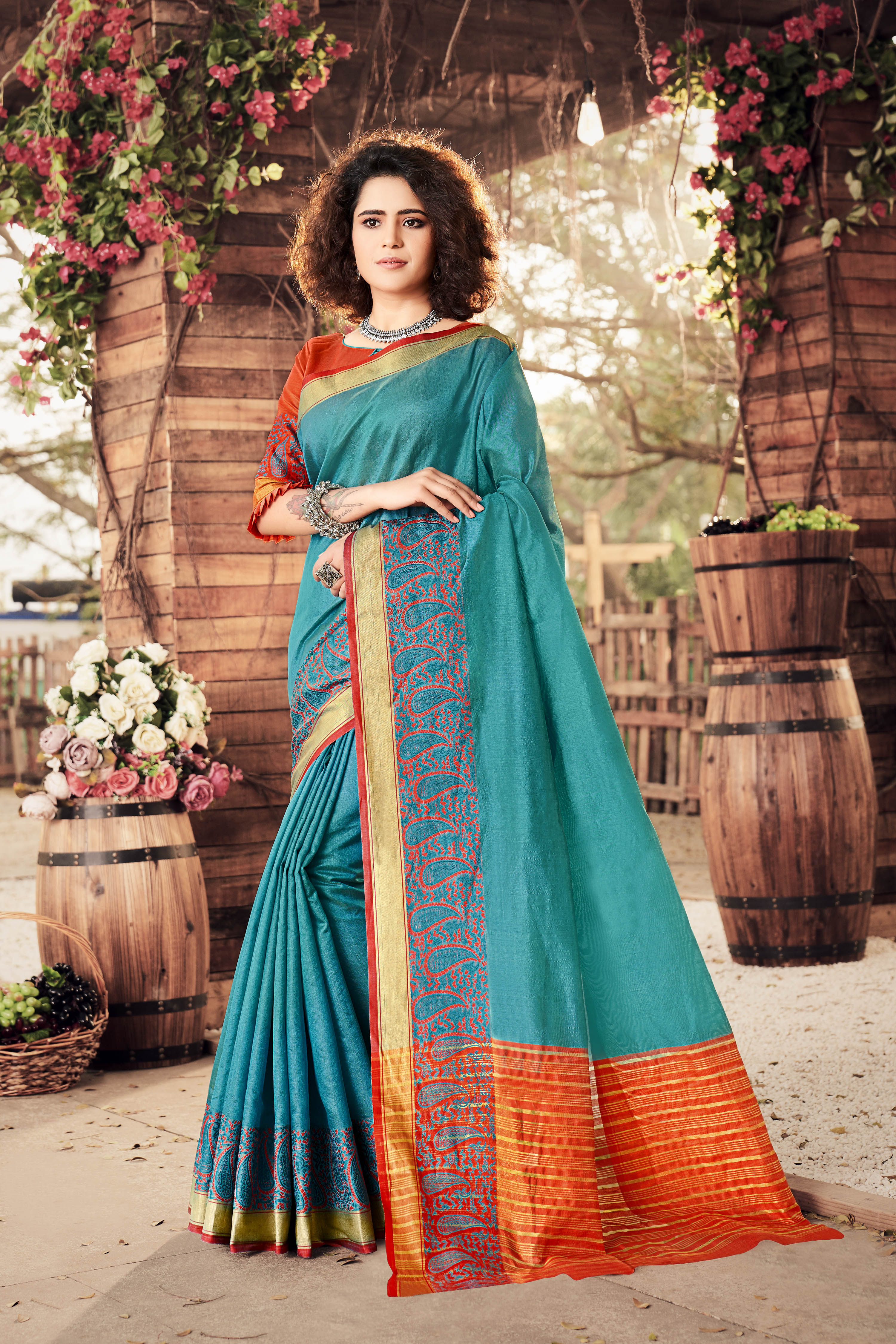 Sanskar Present Rajgharana  Casual Wear Saree Collection