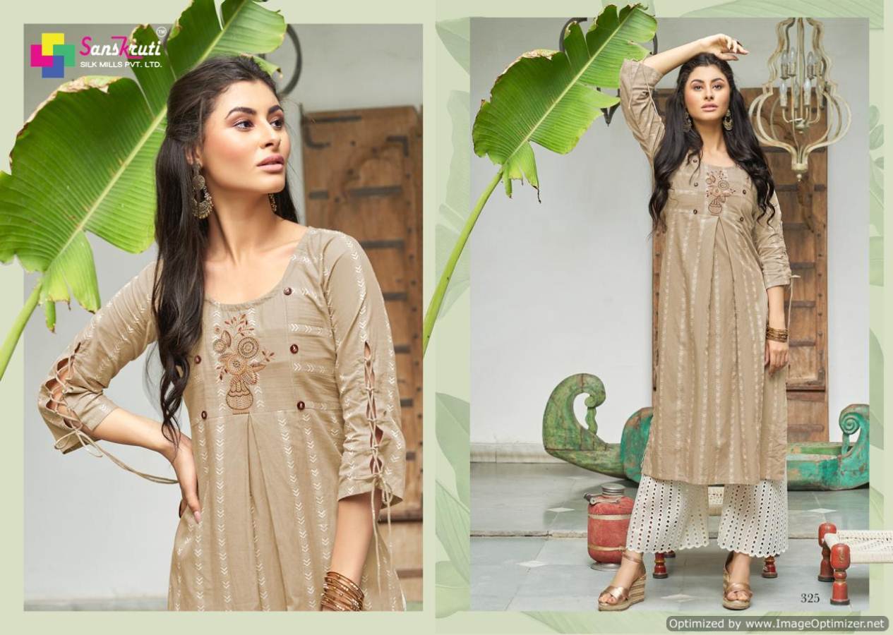 Sanskruti Present Jennifer Vol 2 Straight Cut Kurti