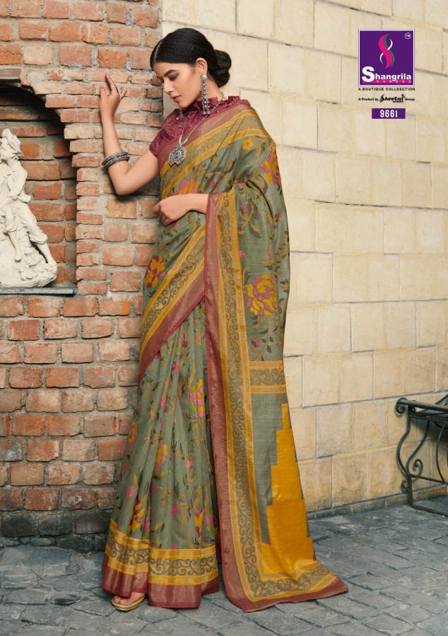 Shangrila Present Fionaa Brasso Sarees Catalogue