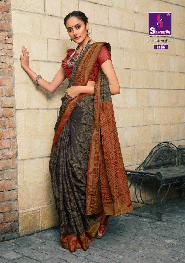 Shangrila Present Fionaa Brasso Sarees Catalogue