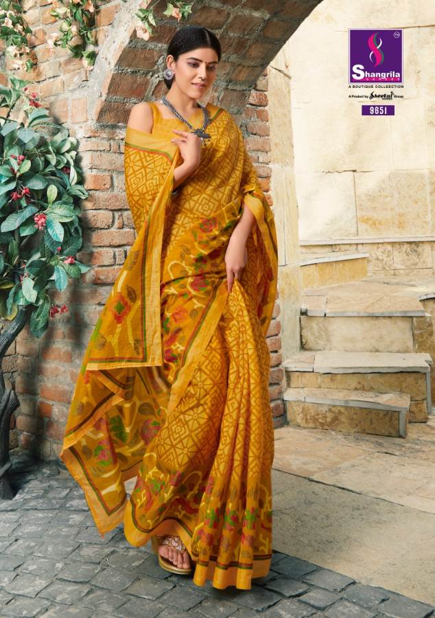 Shangrila Present Fionaa Brasso Sarees Catalogue