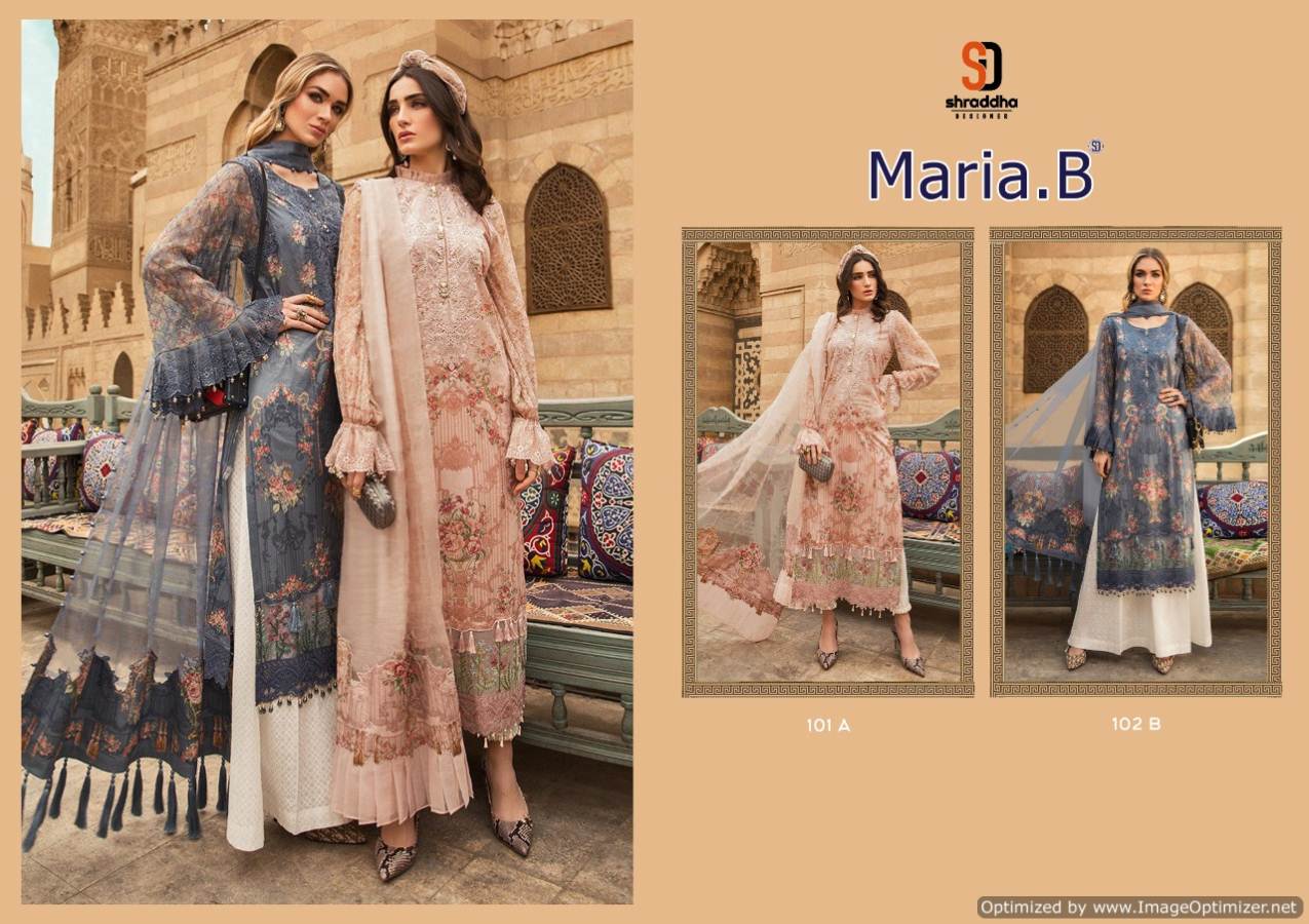 Shraddha Present Maria B Vol 101 Pakistani Suits