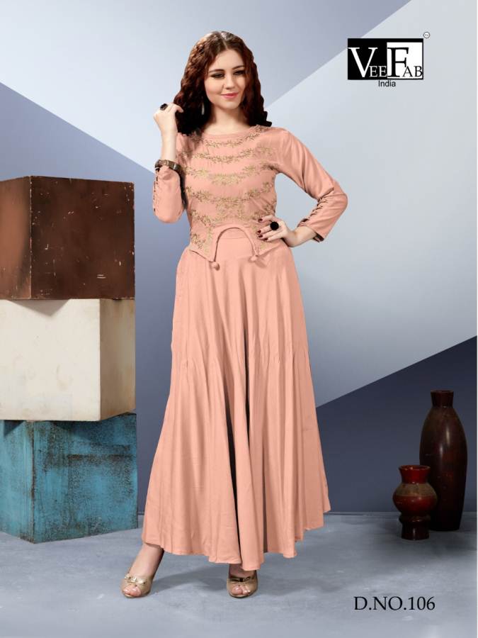 Vf  Present  Milano Kurti With Bottom