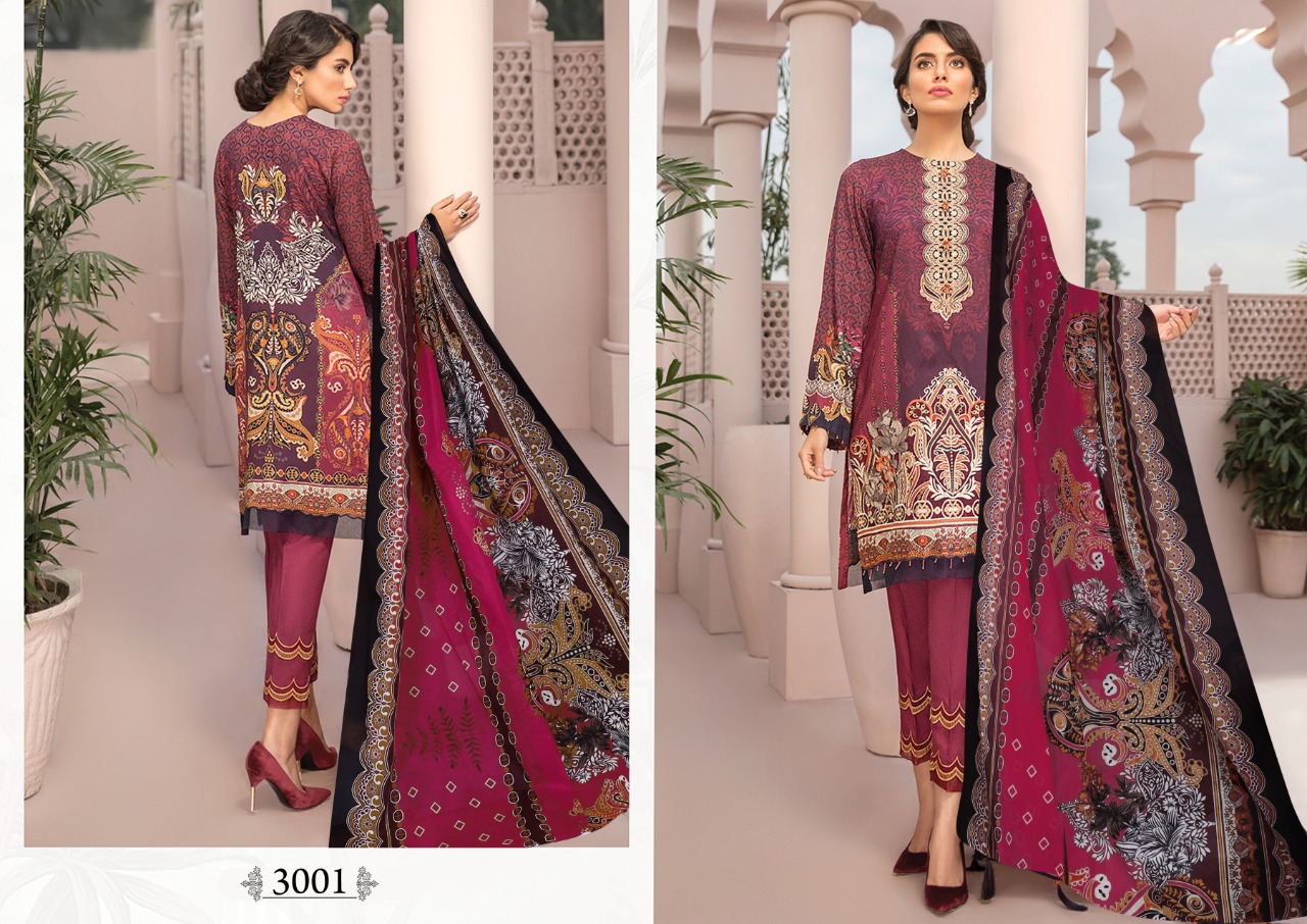 Iris Present Karachi Cotton Vol 3 Karachi Dress Collection.