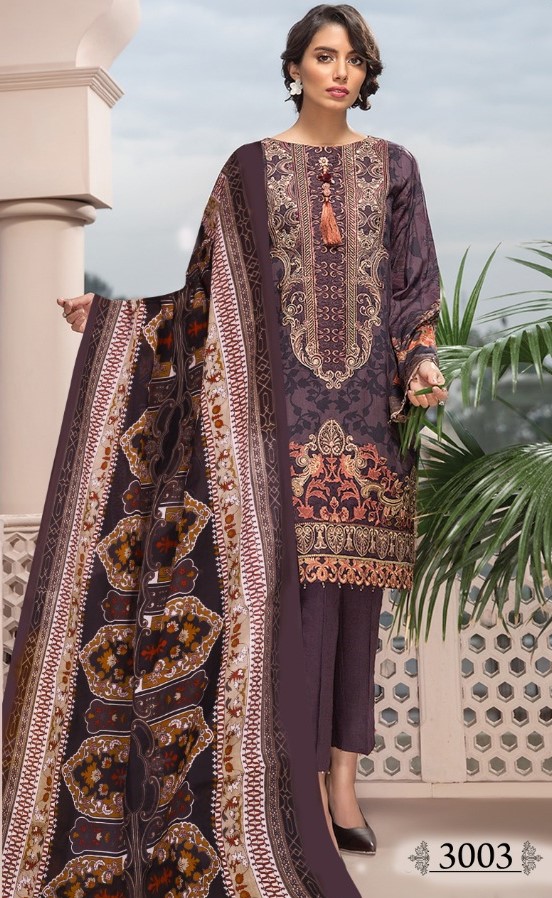 Iris Present Karachi Cotton Vol 3 Karachi Dress Collection.