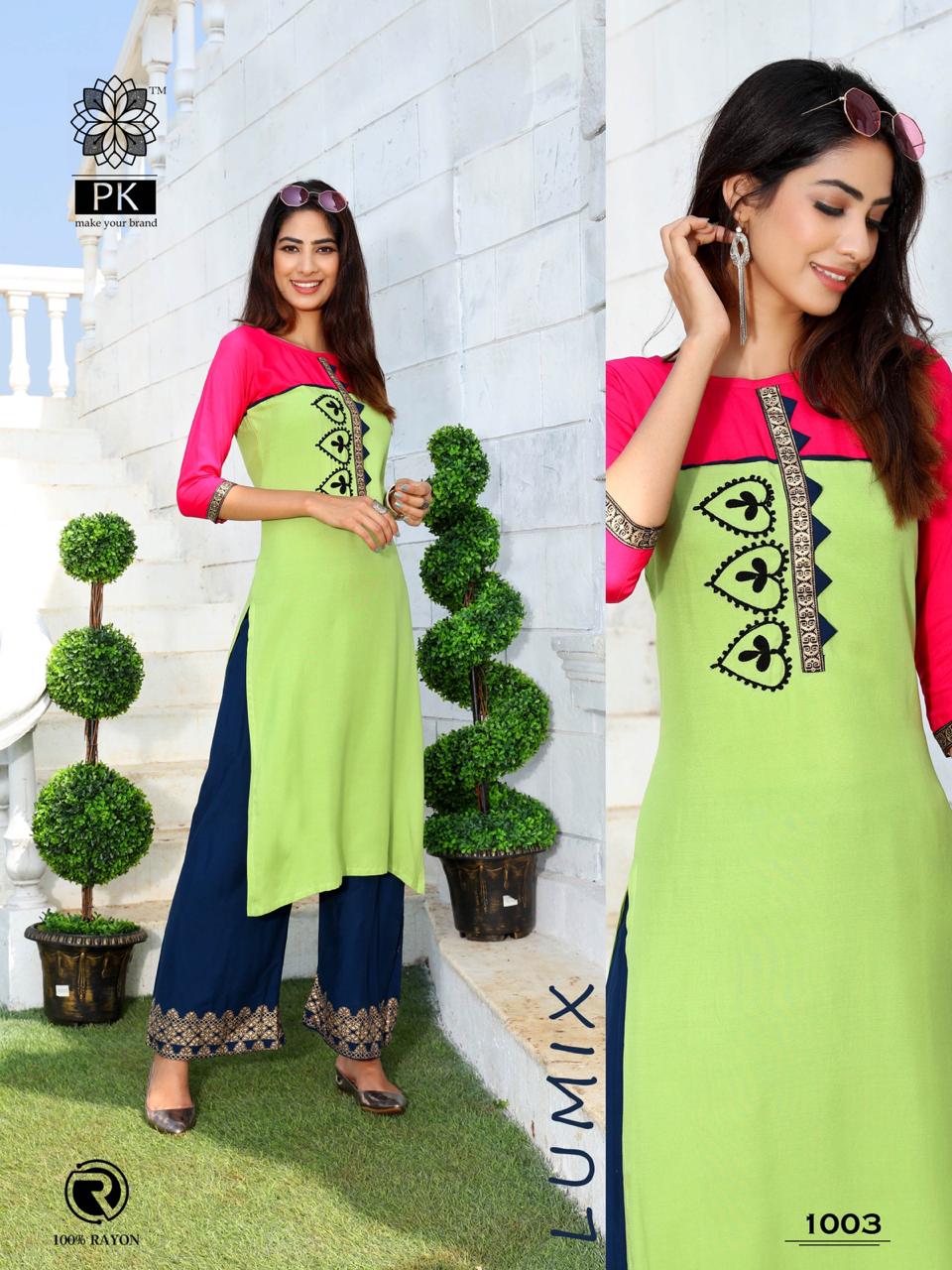 Pk Present Plazo City Vol 2 Designer Kurti Collection