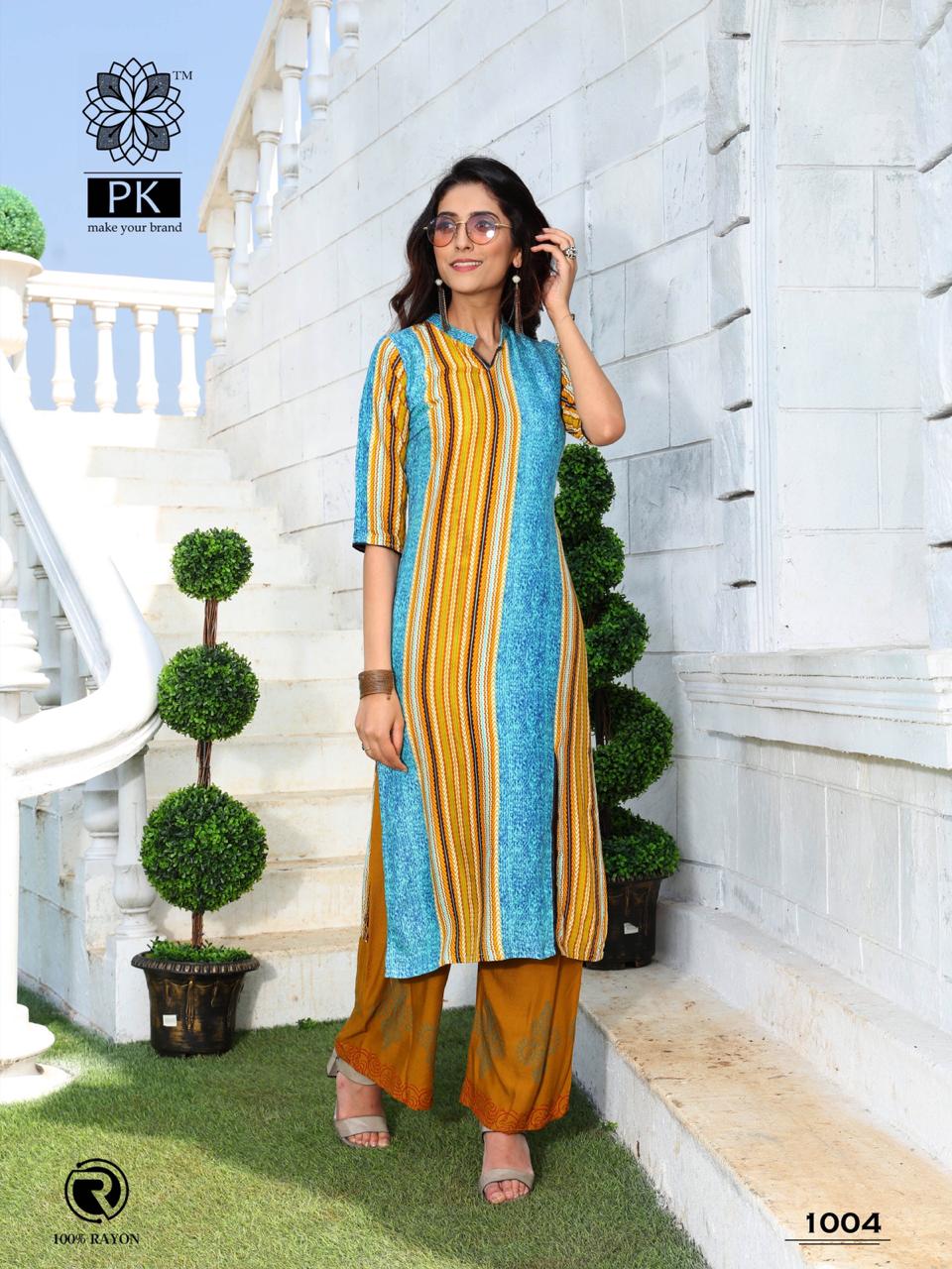 Pk Present Plazo City Vol 2 Designer Kurti Collection