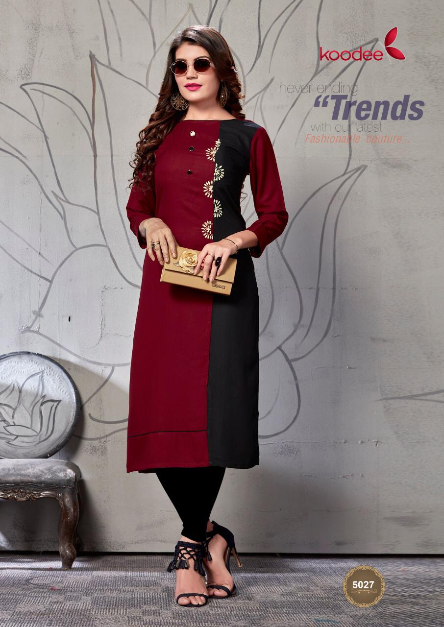 Koodee Presents  Pahal Vol 4 Casual Wear Kurtis Catalogue