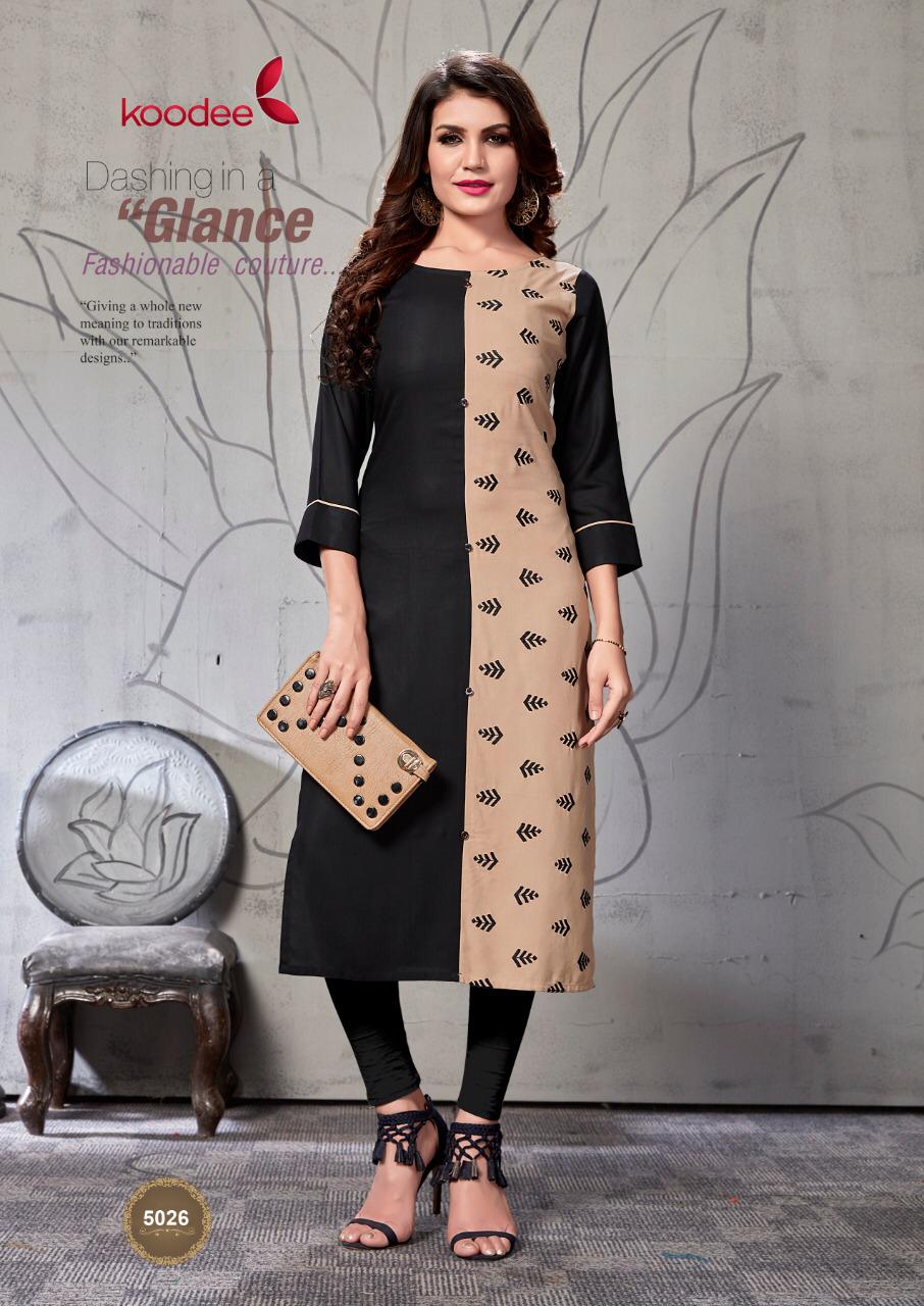 Koodee Presents  Pahal Vol 4 Casual Wear Kurtis Catalogue