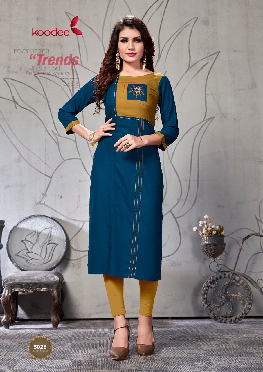 Koodee Presents  Pahal Vol 4 Casual Wear Kurtis Catalogue