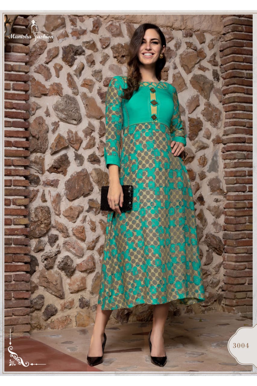 Mishti Vol 3 By Manisha Fashion Designer Kurtis Catalogue