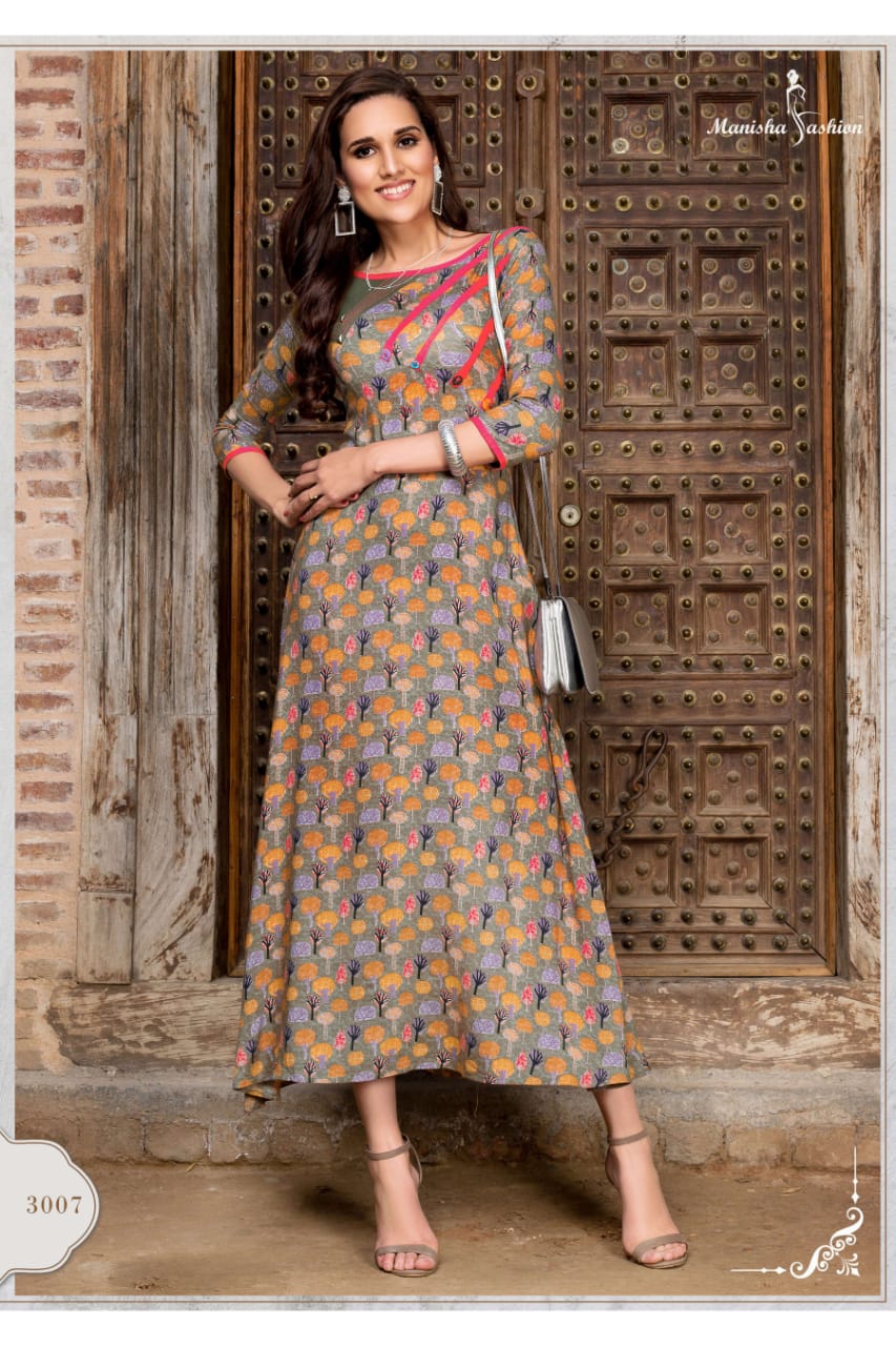 Mishti Vol 3 By Manisha Fashion Designer Kurtis Catalogue