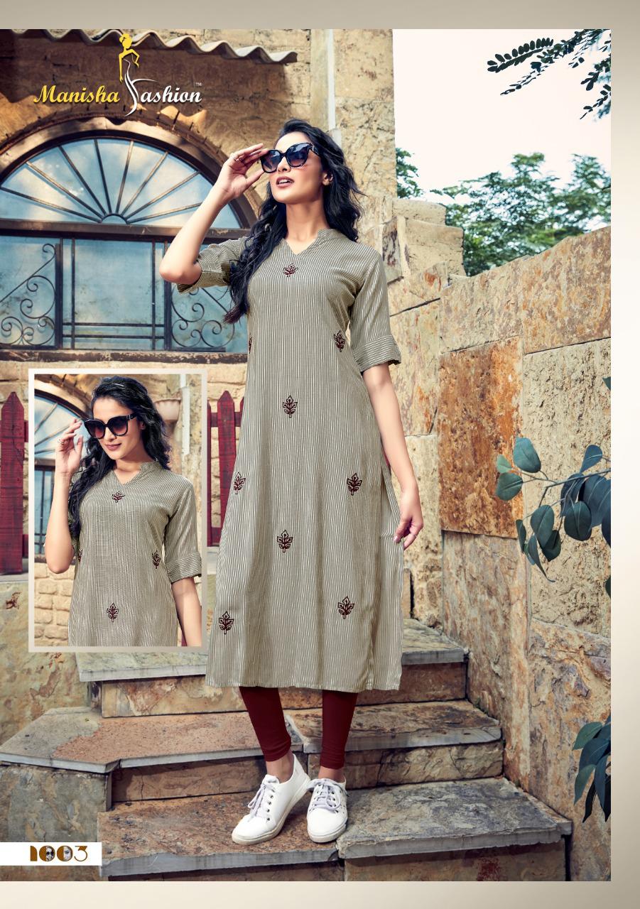 Manisha Fashion Present Maria Kurtis Catalogue