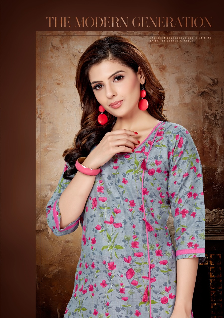 Manisha Fashion Present Melania Vol 2 Kurtis With Plazzo Collection.