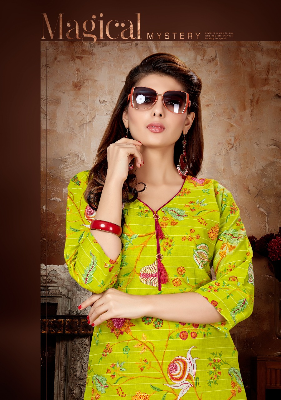 Manisha Fashion Present Melania Vol 2 Kurtis With Plazzo Collection.