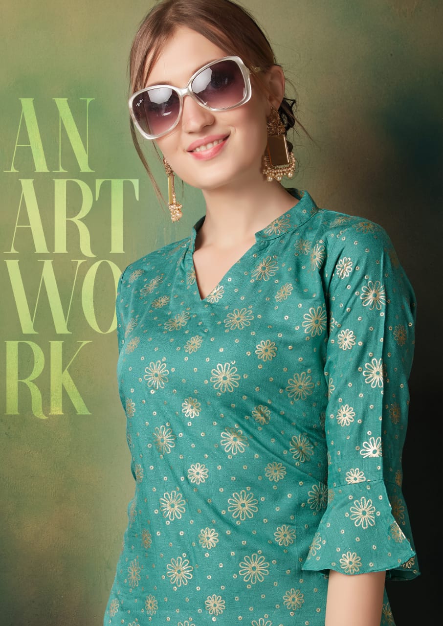 Manisha Fashion Present Monalisha Vol 1 Designer Kurtis With Plazzo Collection