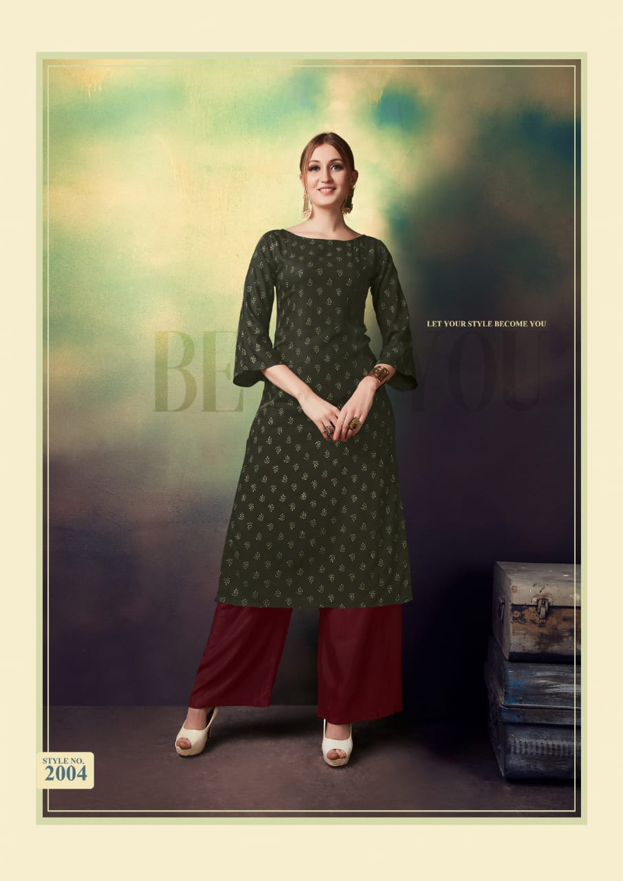 Manisha Fashion Present Monalisha Vol 2 Kurtis With Plazzo Catalogue.