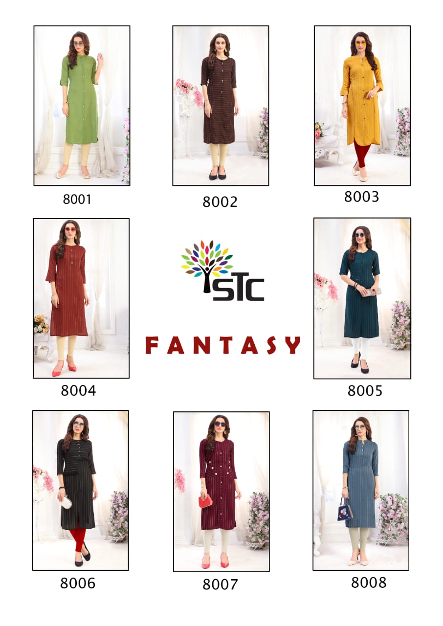 Stc Present Fantasy Kurtis Catalogue