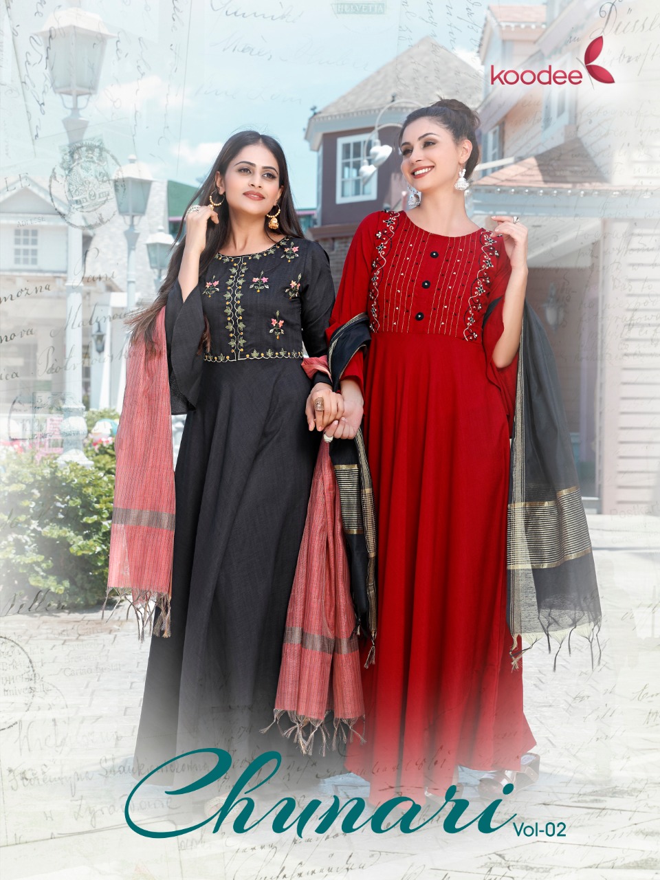 Koodee Chunri Vol 2 Party Wear Kurtis With Dupatta Collection