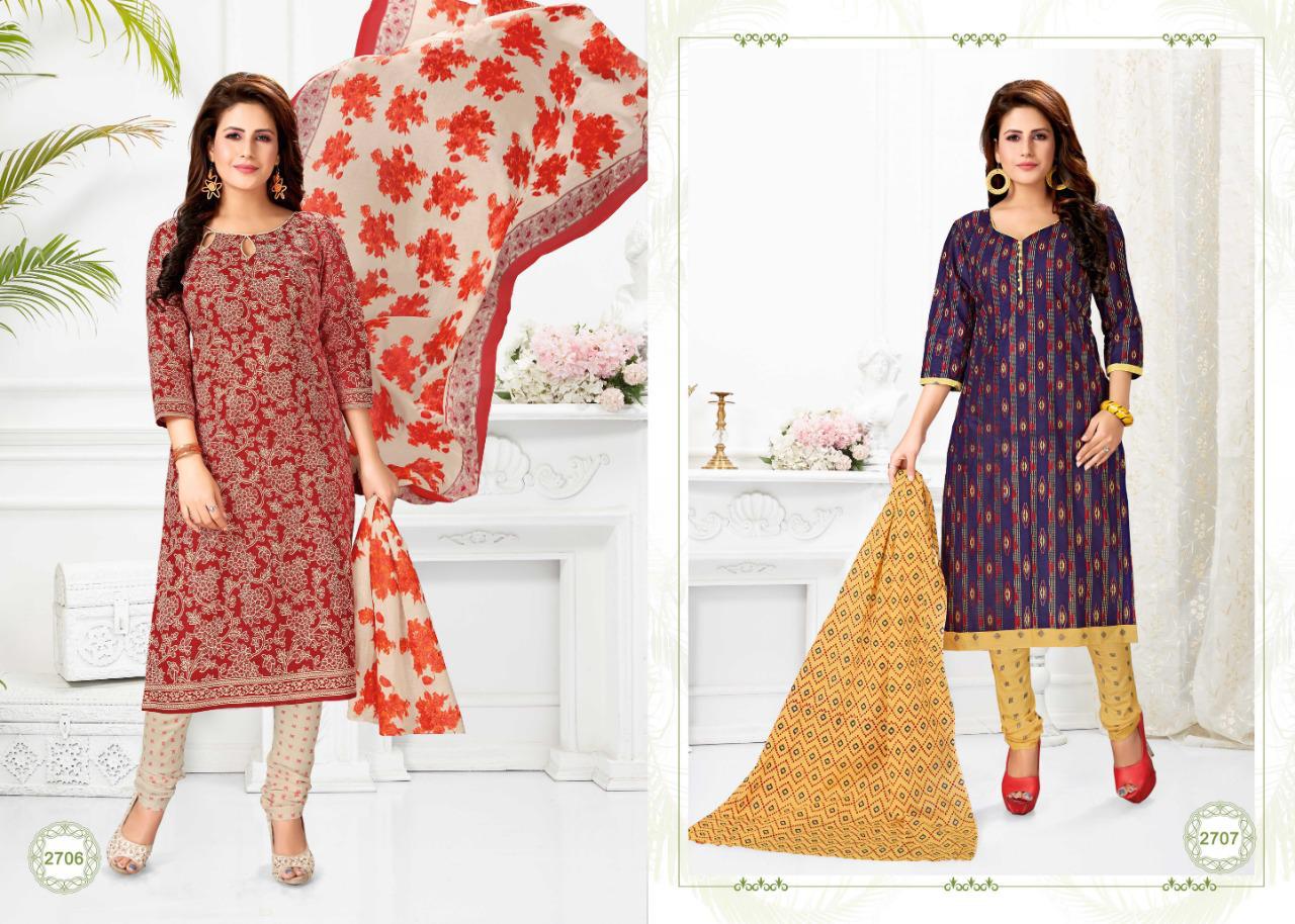 Cotton Pluse Presents Meera 27 Printed Pure Cotton Dress Materials