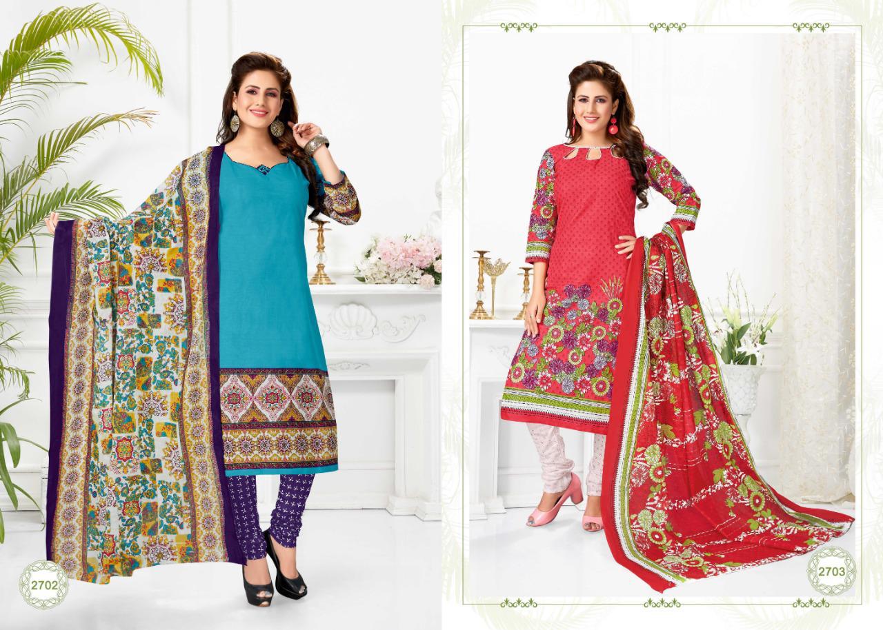 Cotton Pluse Presents Meera 27 Printed Pure Cotton Dress Materials