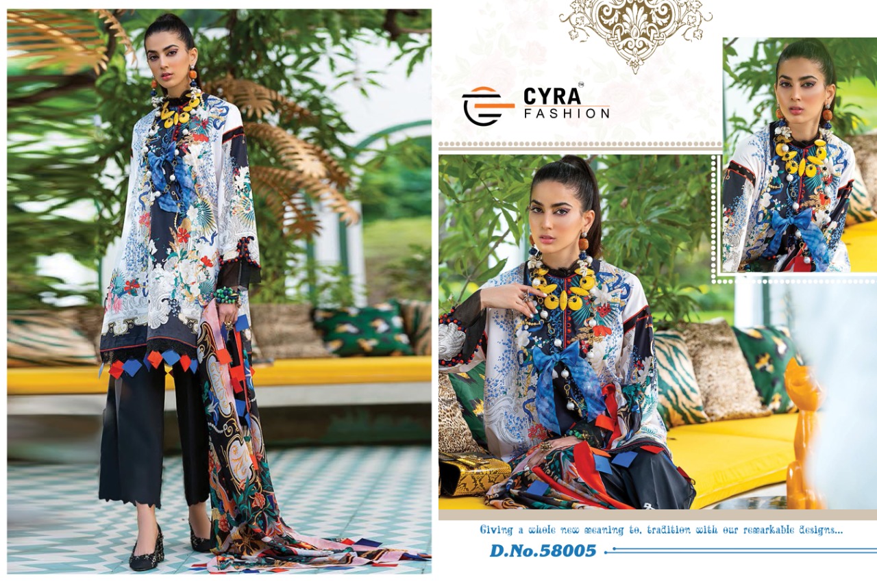 Cyra Presents Alizah 4 Collection Of Digital Printed Jam Cotton Pakistani Suits