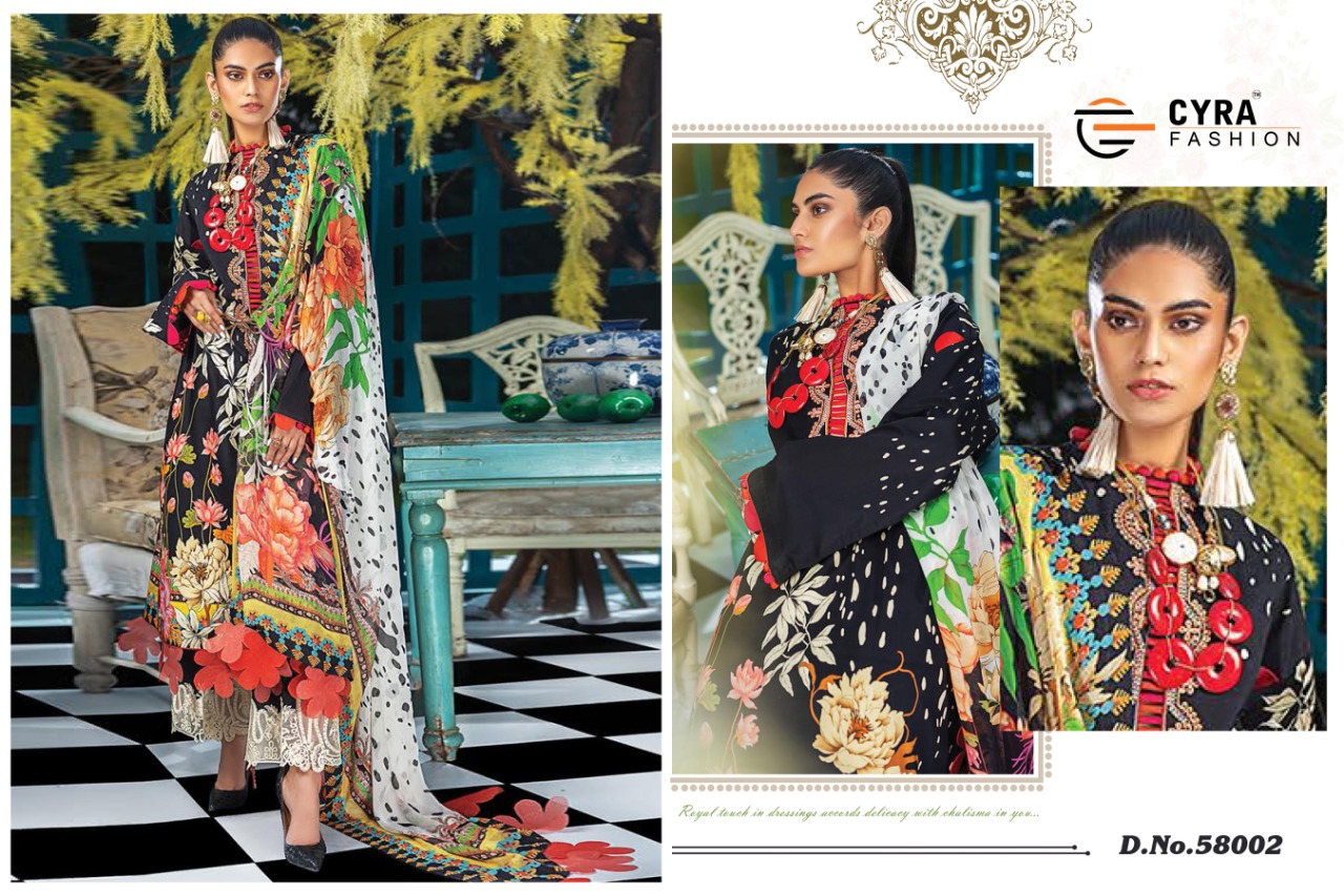 Cyra Presents Alizah 4 Collection Of Digital Printed Jam Cotton Pakistani Suits