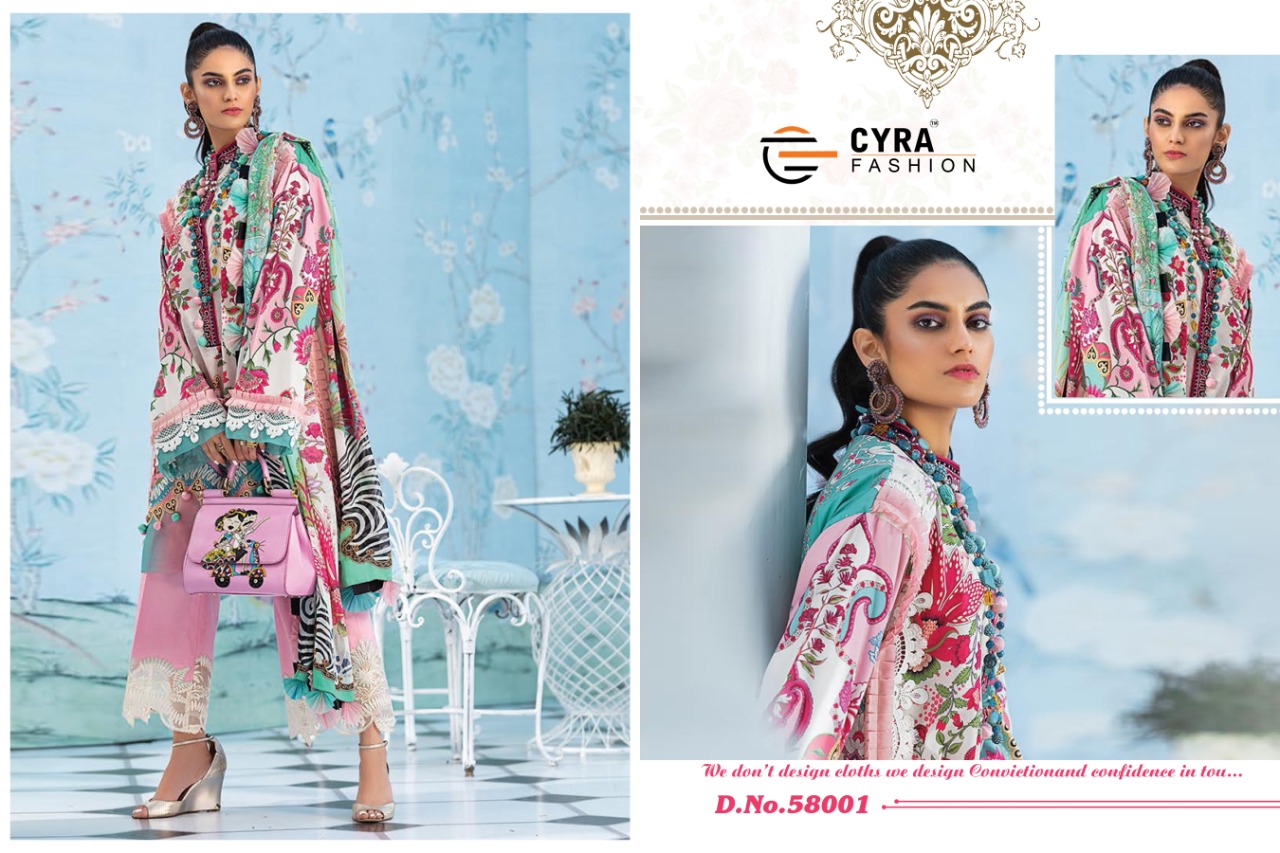 Cyra Presents Alizah 4 Collection Of Digital Printed Jam Cotton Pakistani Suits