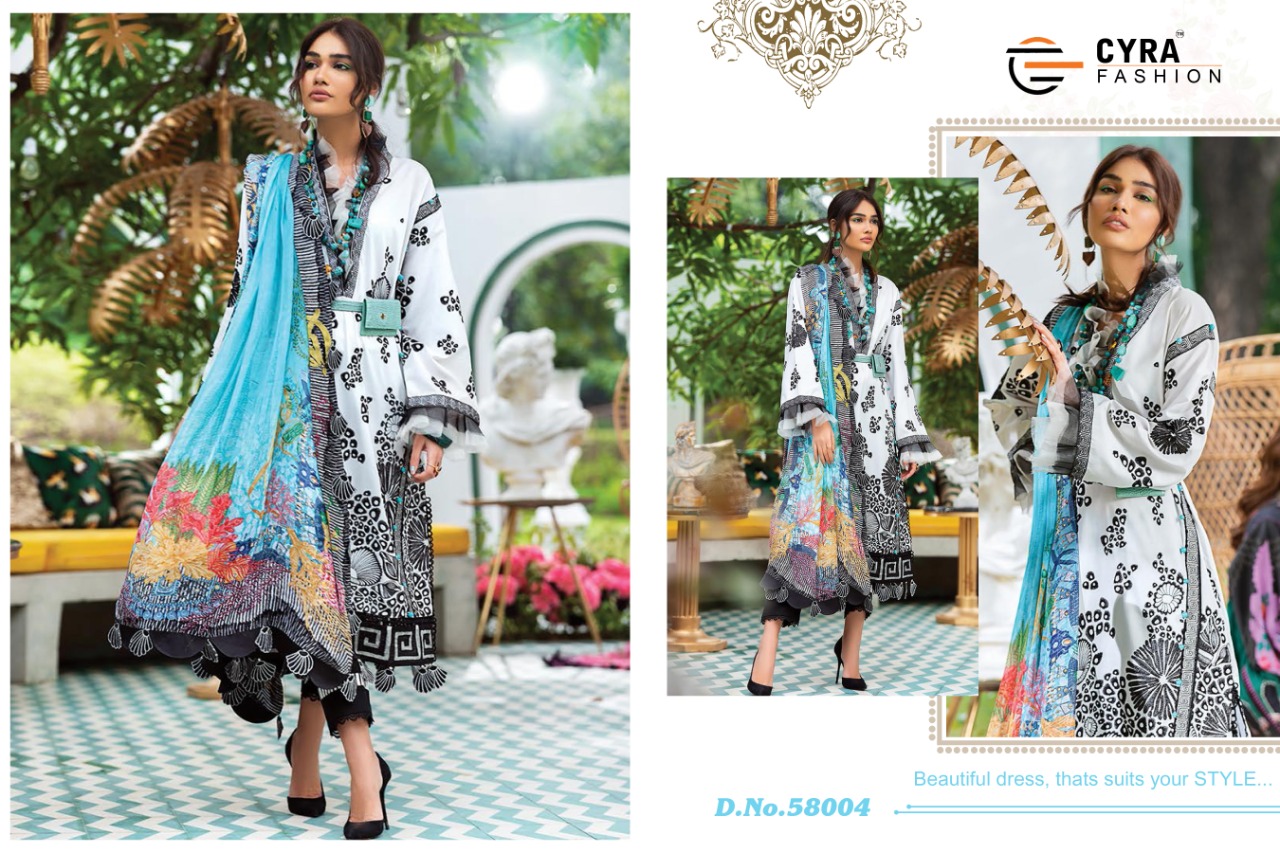 Cyra Presents Alizah 4 Collection Of Digital Printed Jam Cotton Pakistani Suits