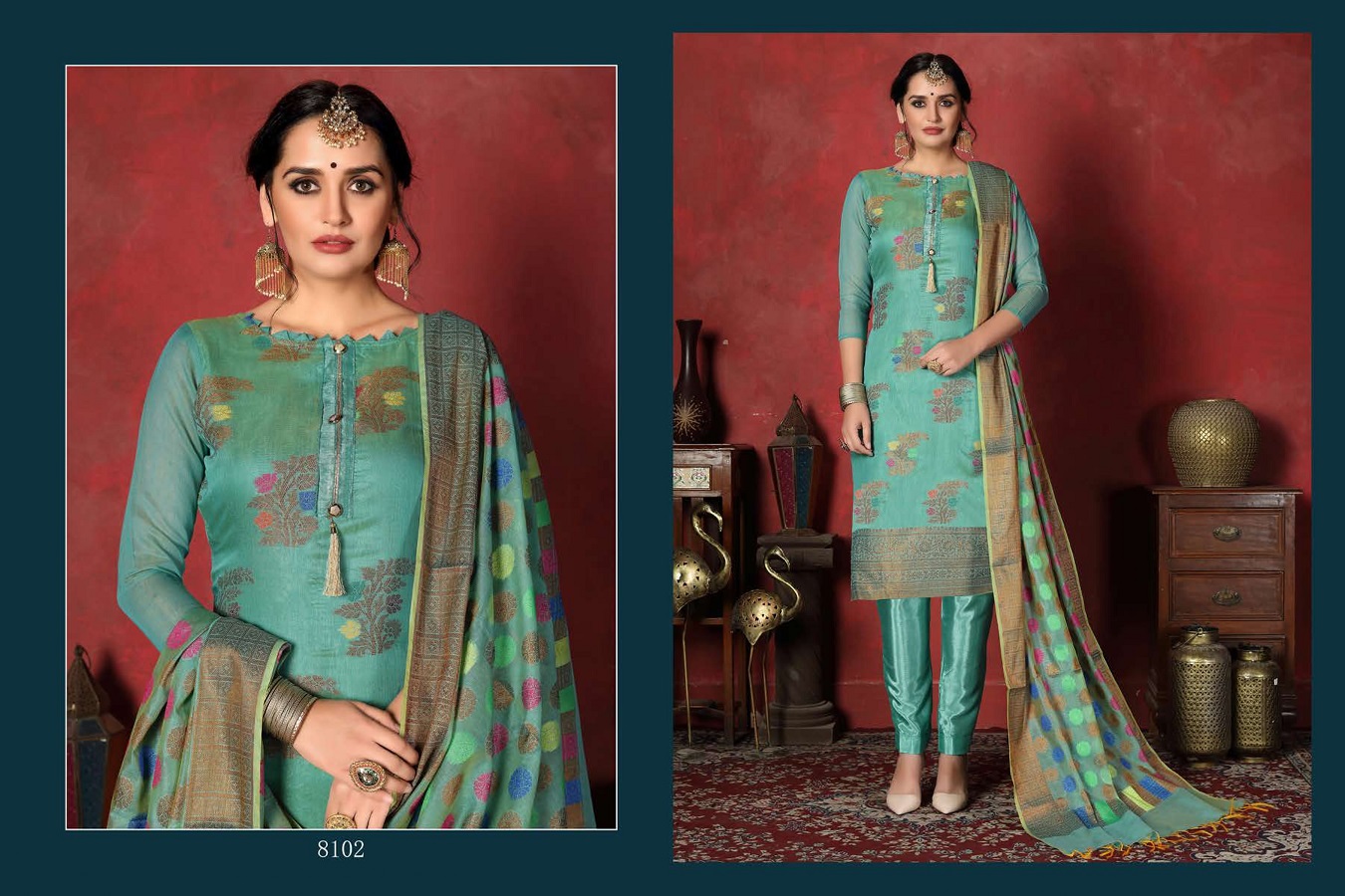 Dwija Presents Pankhuri Collection Of Heavy Silk Dress Materials