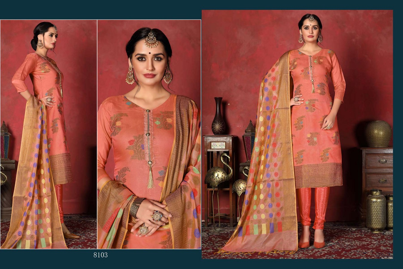 Dwija Presents Pankhuri Collection Of Heavy Silk Dress Materials