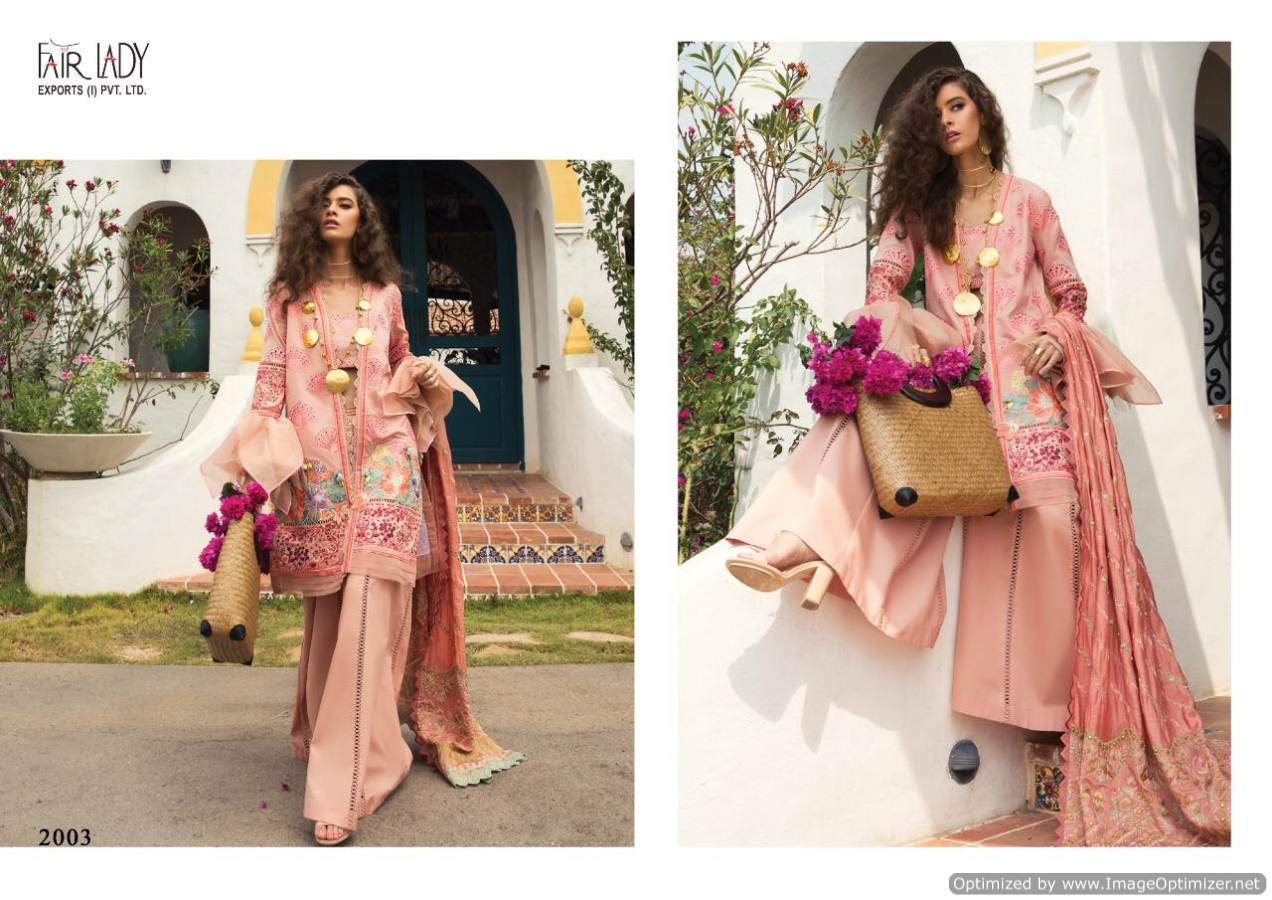 Fair Lady Presents Rang Rasiya Collection Of Pure Lawn Cotton Pakistani Suits