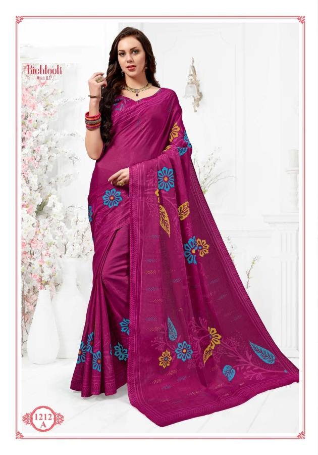 FC RICHLOOK 12 COLLECTION OF PURE COTTON FANCY PRINTED CASUAL WEAR SAREES 31