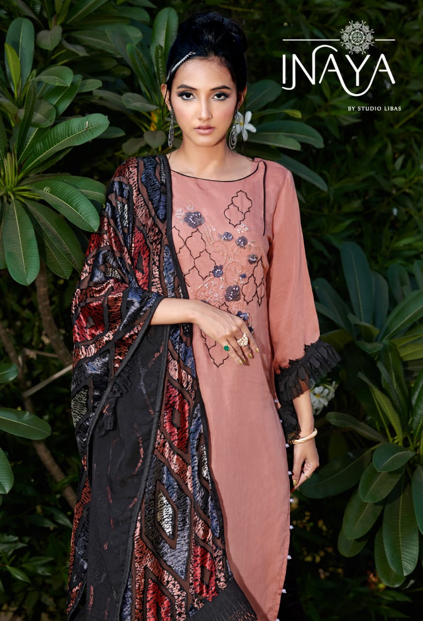 Inaya Presents Lpc 59 Collection Of Floral Classy Kurti With Dupatta