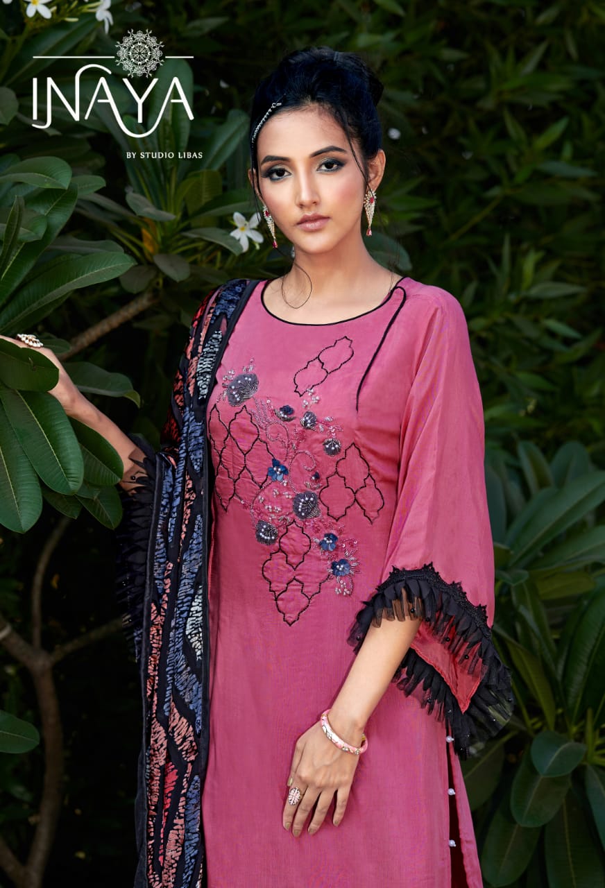 Inaya Presents Lpc 59 Collection Of Floral Classy Kurti With Dupatta