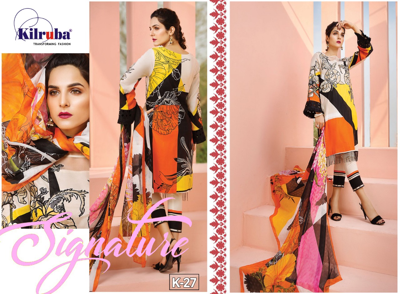 Kilruba Presents Hit Collection 1 Of Luxury Lawn Digital Printed Pakistani Suit