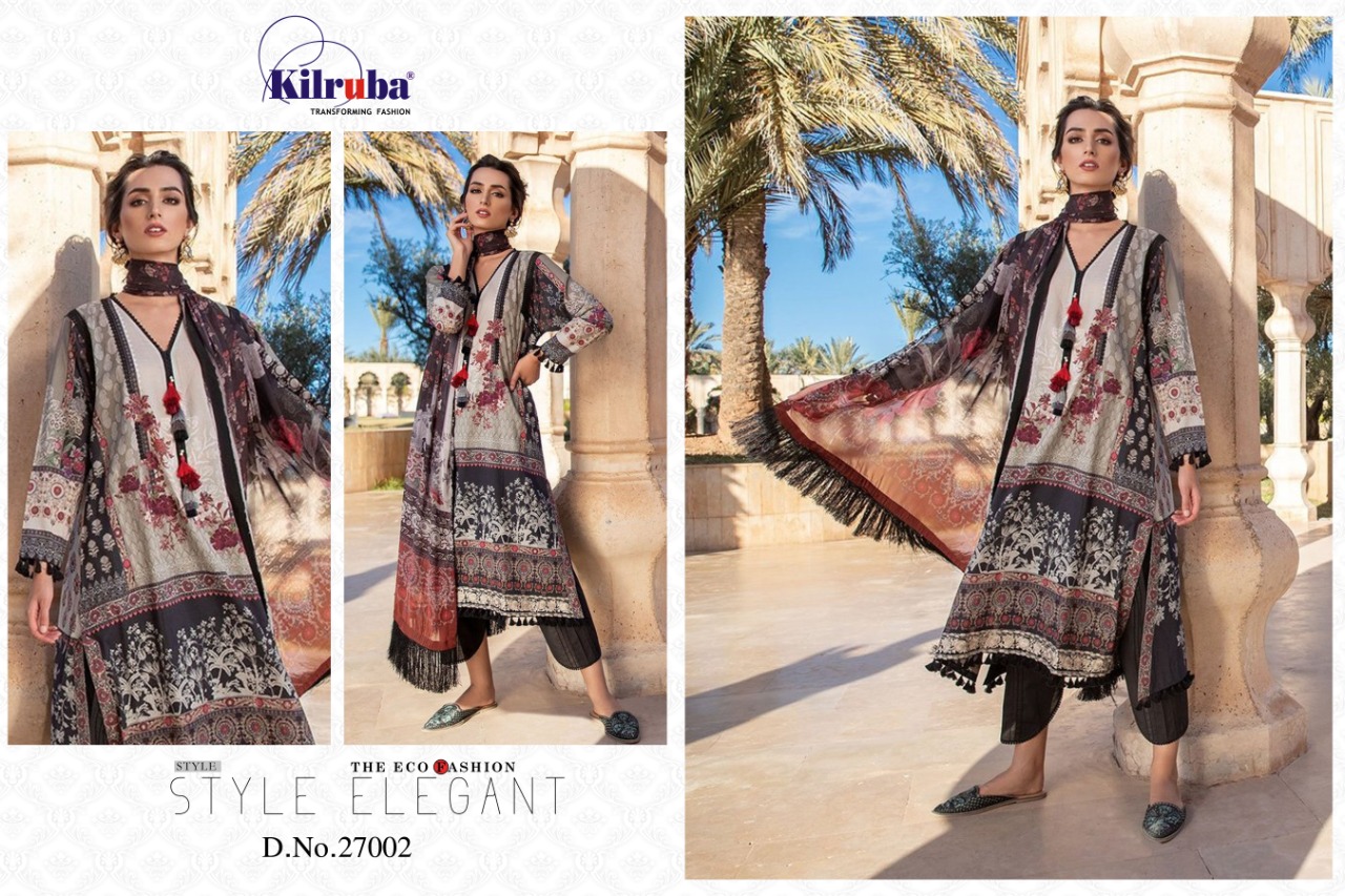 Kilruba Presents Sobia Nazir Embroidery Collection Of Lawn Cotton Pakistani Suits