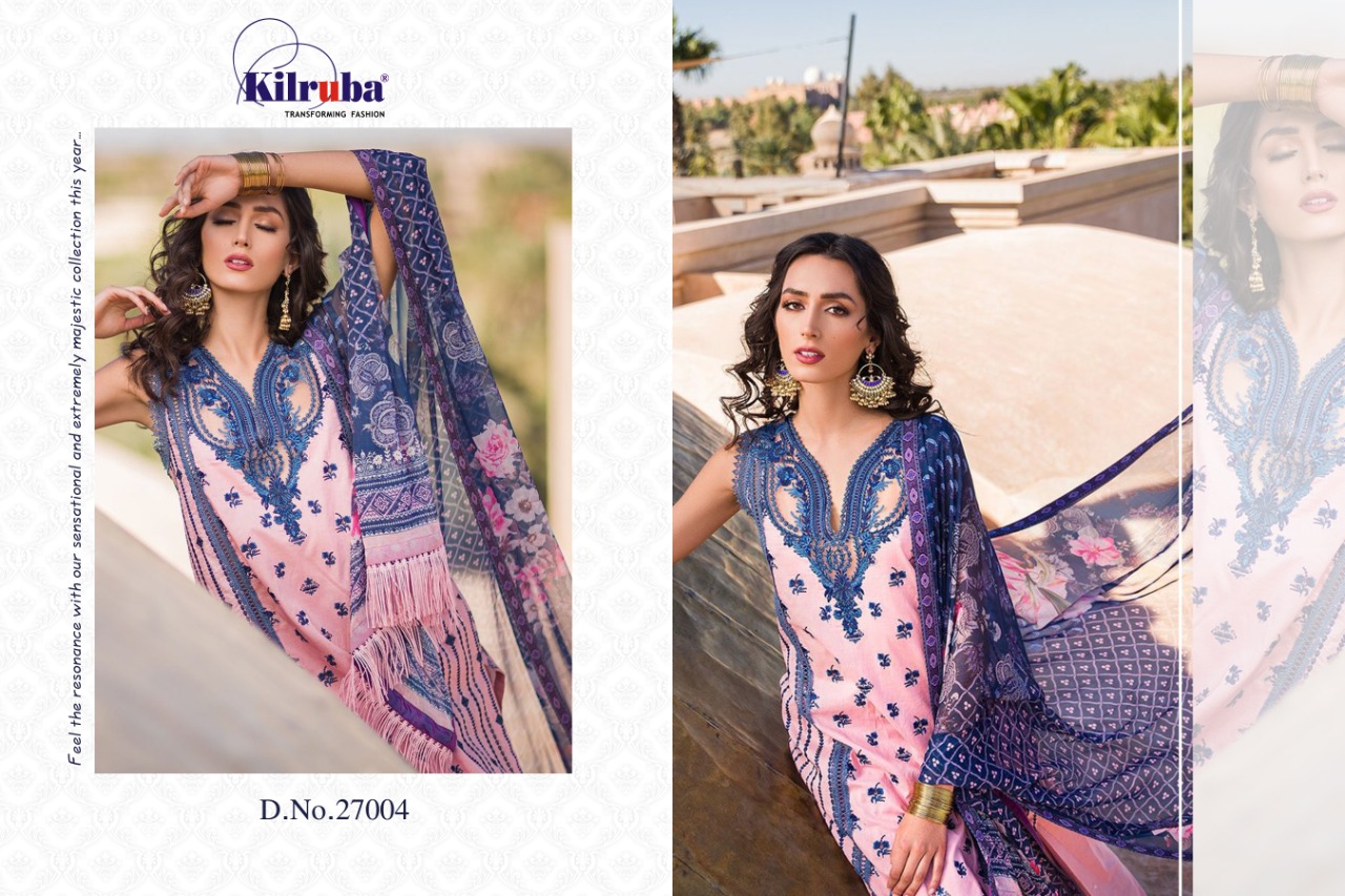 Kilruba Presents Sobia Nazir Embroidery Collection Of Lawn Cotton Pakistani Suits