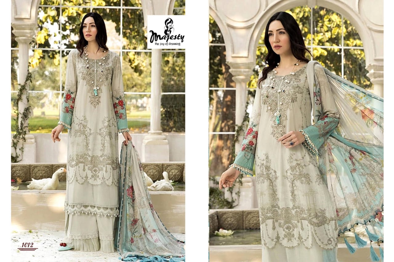 Majesty Presents Maria B Mprint 2020 Collection Of Jam Silk Cotton Pakistani Suit