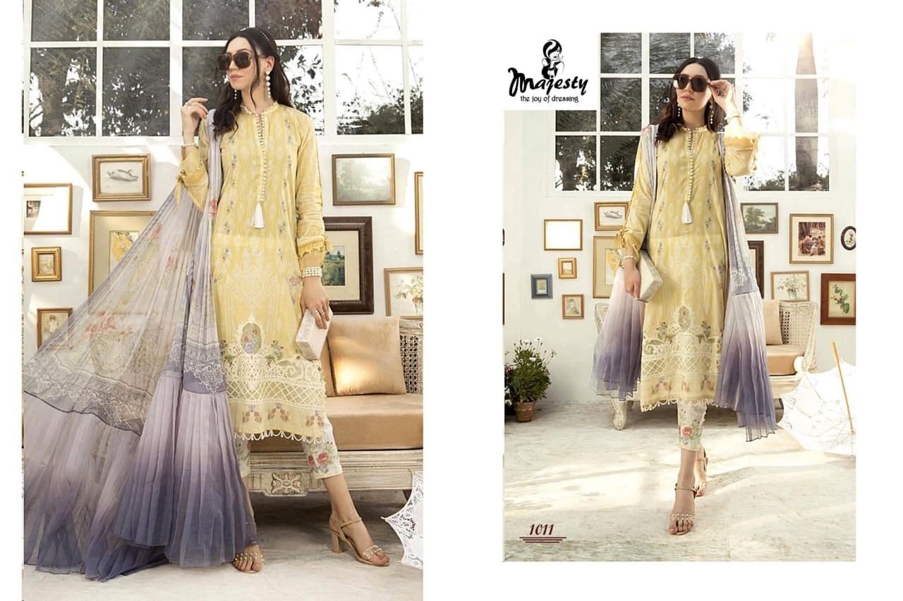 Majesty Presents Maria B Mprint 2020 Collection Of Jam Silk Cotton Pakistani Suit