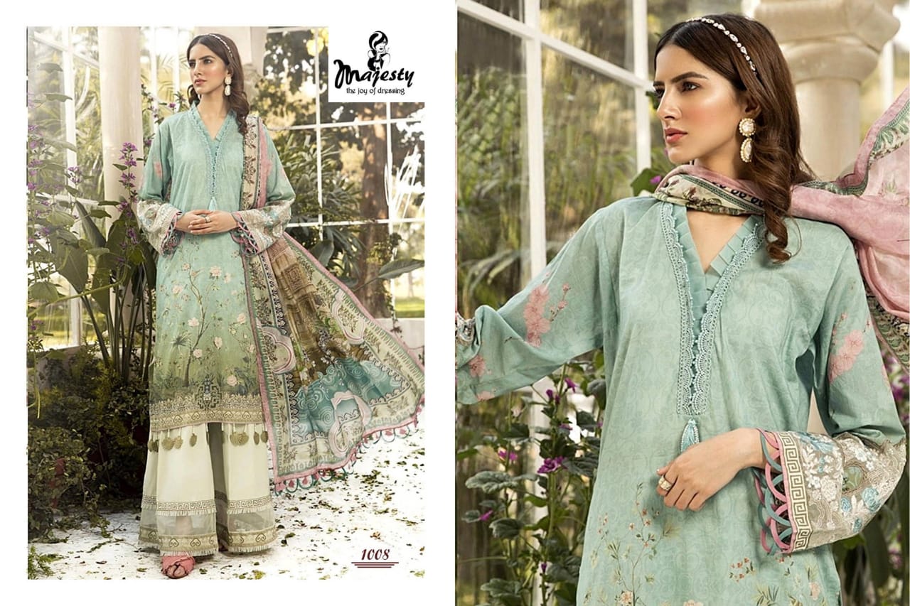 Majesty Presents Maria B Mprint 2020 Collection Of Jam Silk Cotton Pakistani Suit