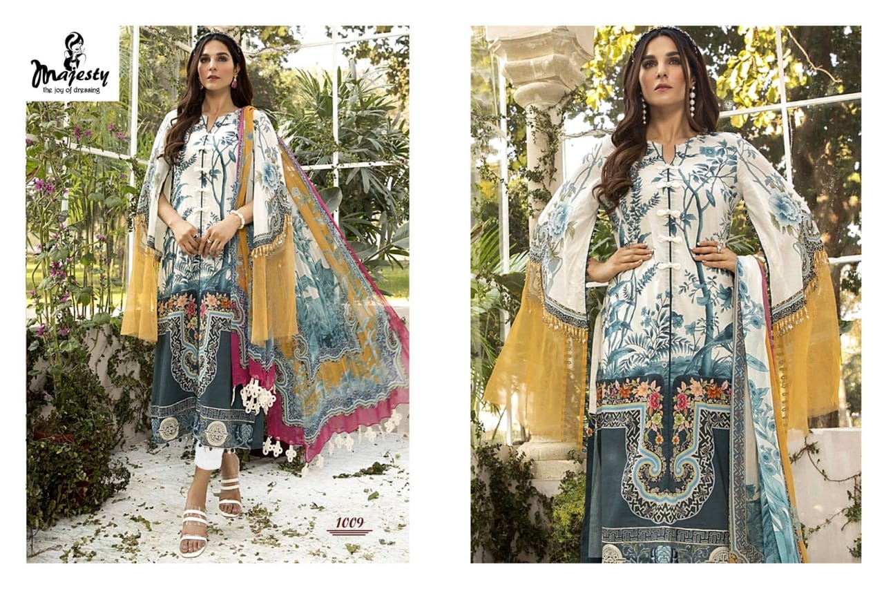 Majesty Presents Maria B Mprint 2020 Collection Of Jam Silk Cotton Pakistani Suit