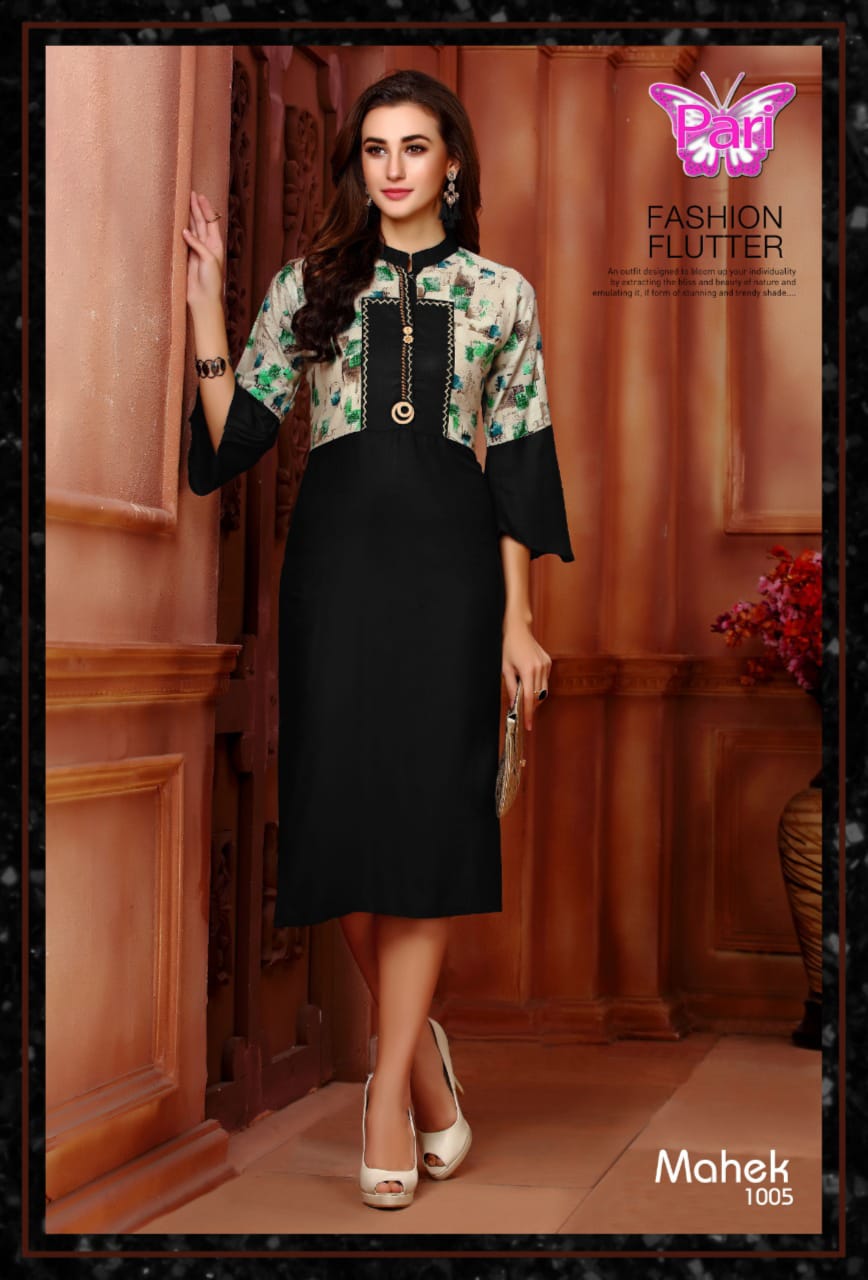 Pari Presents Mahek Collection Of Designer Rayon Kurtis